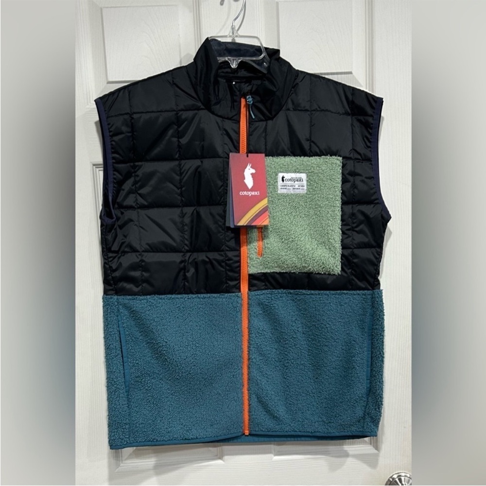Cotopaxi Men's Medium Trico Hybrid Vest Blue Grey NWT Insulated Synthetic